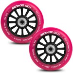 Stunt Scooter Roller 100 mm pink - 2 Stück