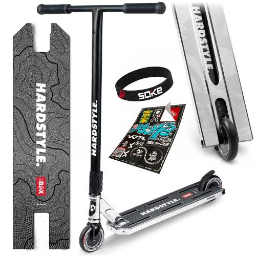 Stunt Scooter Soke BOX silver-black