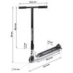Stunt Scooter Soke BOX silver-black