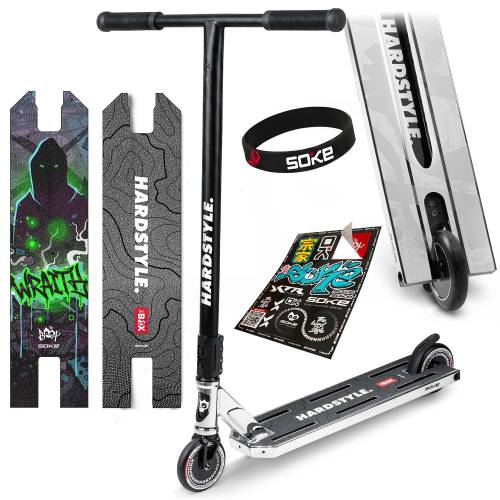 Stunt Scooter Soke BOX silver-black
