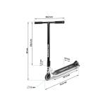 Stunt Scooter Soke BOX silver-black