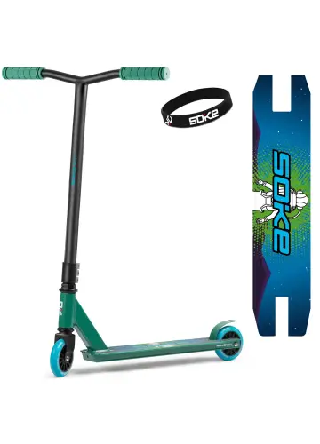 Stuntscooter Soke GO! green