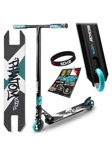 Stunt Scooter Soke XTR turquoise black