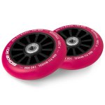 Stunt Scooter Roller 100 mm pink - 2 Stück