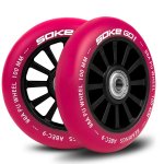 Stunt Scooter Roller 100 mm pink - 2 Stück