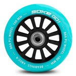 Stunt Scooter Roller 100 mm türkis - 2 Stück