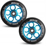 Stunt Scooter Roller 110 mm blau - 2 Stück