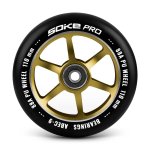 Stunt Scooter Roller 110 mm gold - 2 Stück